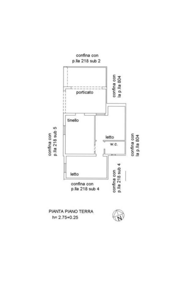 Trilocale in vendita, Via Caduti del Lavoro, Salve - Planimetria 1