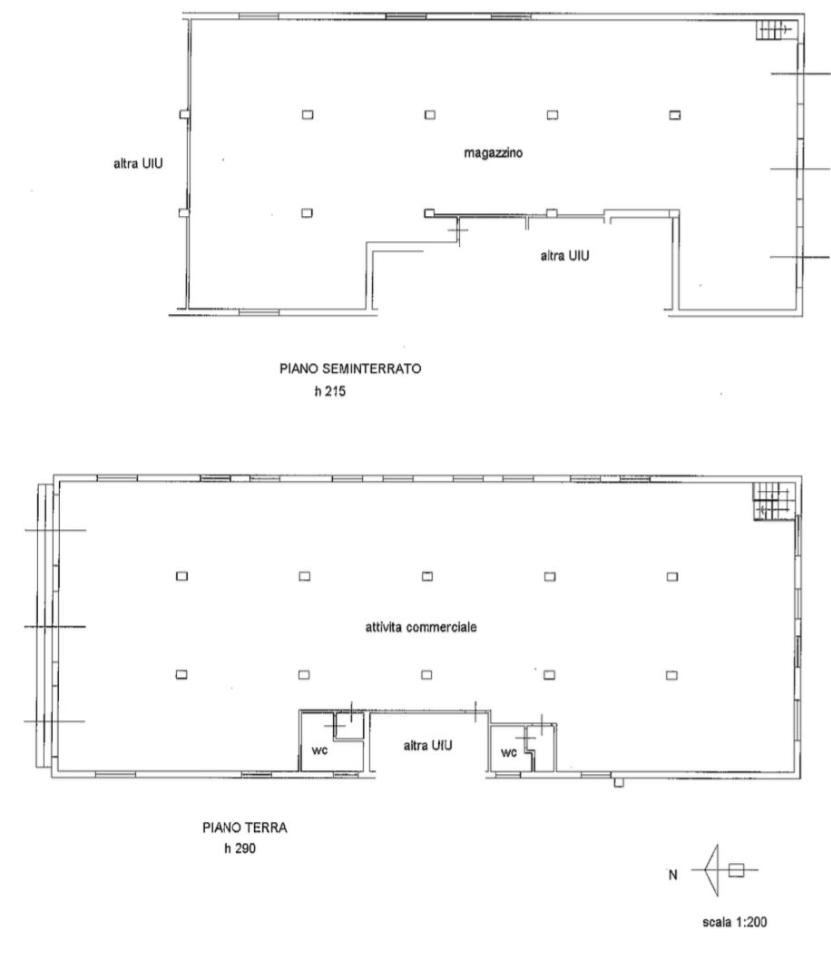 Locale commerciale in ; Isola 39, Capannori, {3} - Planimetria 1