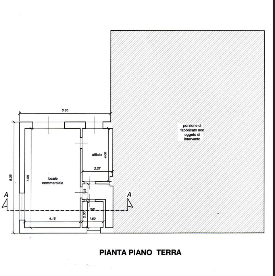Locale commerciale in a dei Selmi 32, Capannori, {3} - Planimetria 1