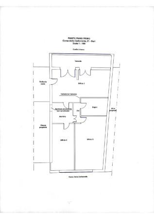 Ufficio in Corso della Carboneria 23, Bari, {3} - Planimetria 1