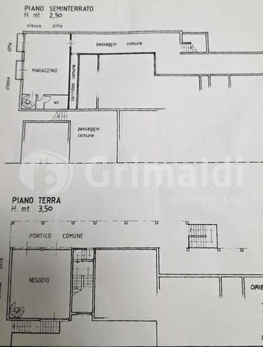 Negozio in Via Risorgimento 36, Pantigliate, {3} - Planimetria 1