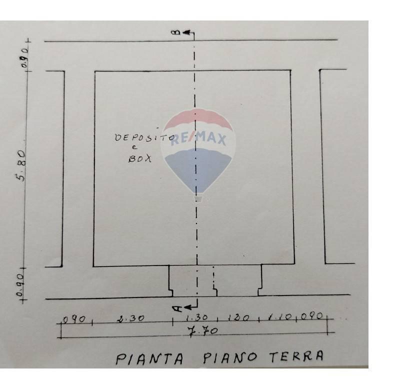 Magazzino in Via Rossini 5, Orsara Di Puglia, {3} - Planimetria 1