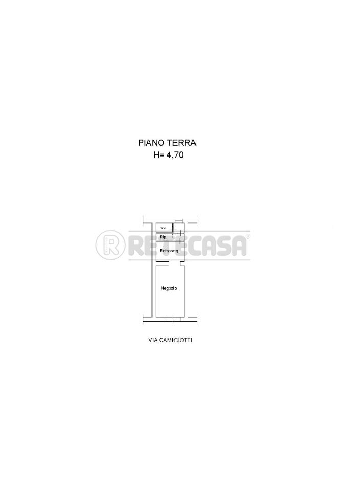 Palazzina commerciale in Via Camiciotti 25, Messina, {3} - Planimetria 1