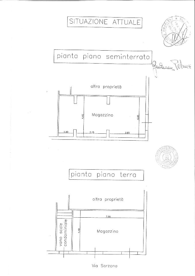Palazzina commerciale in , La Spezia, {3} - Planimetria 1