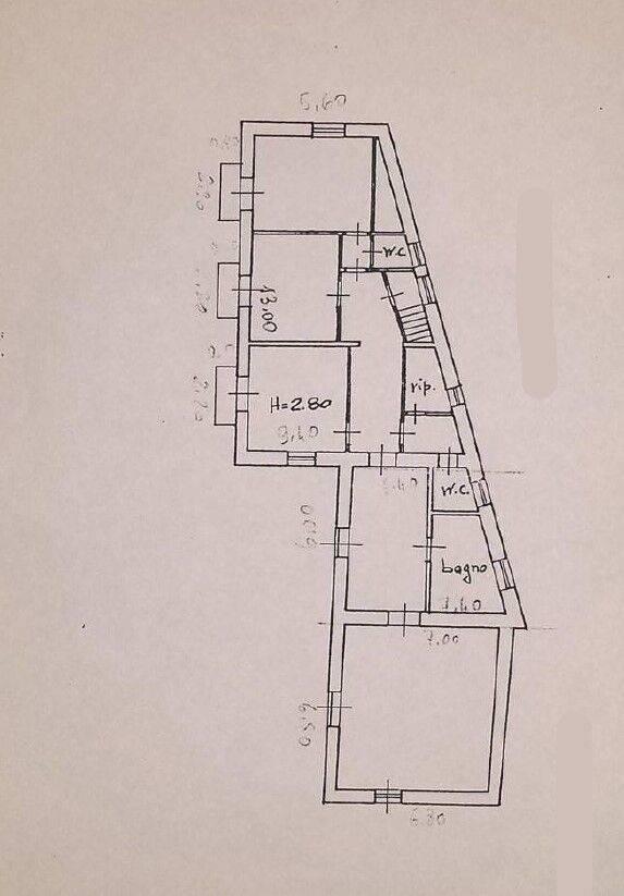 Albergo in Via Ioppulo 35, Ragusa, {3} - Planimetria 1