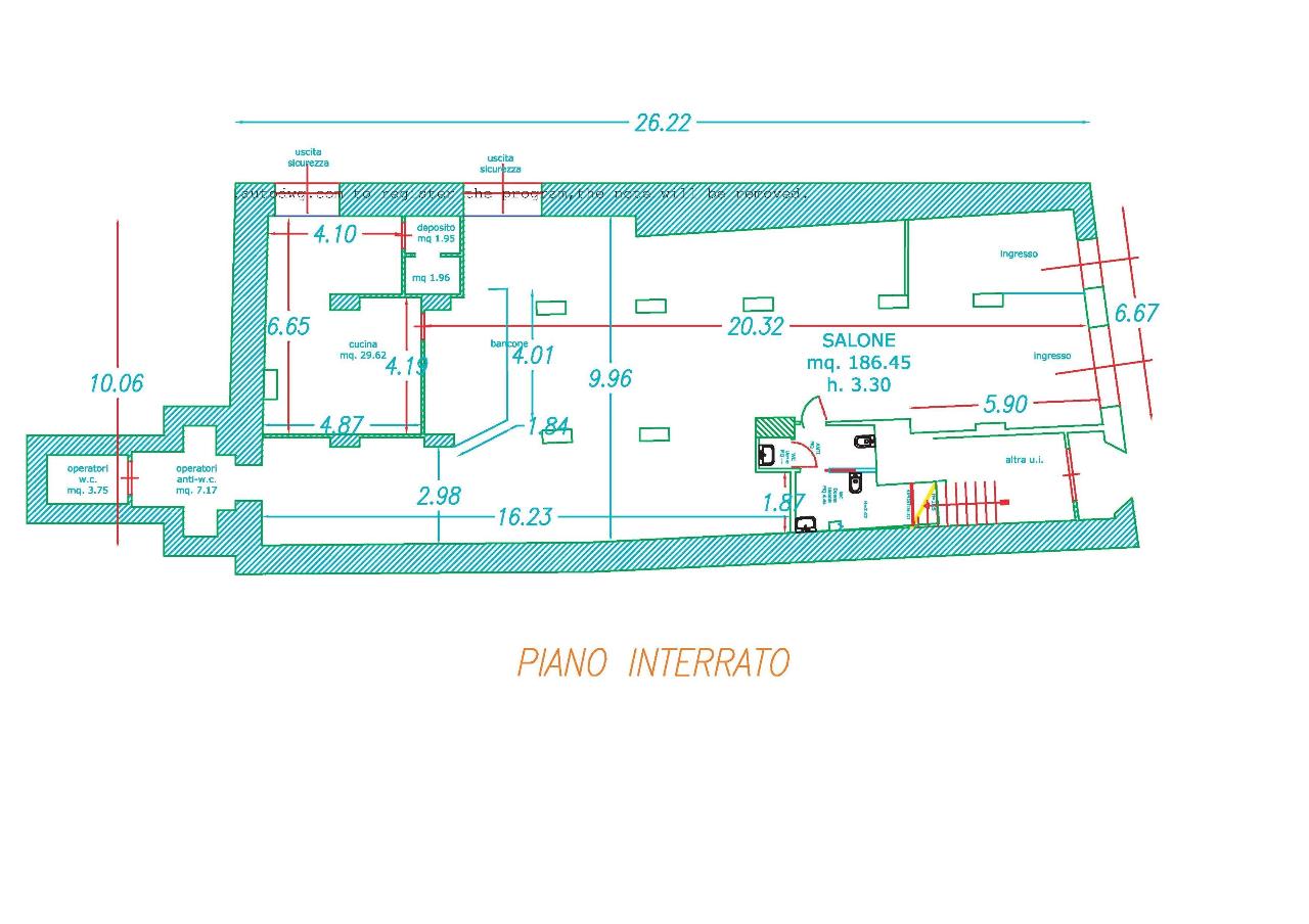 Ristorante in Via Pascoli, Cattolica, {3} - Planimetria 1