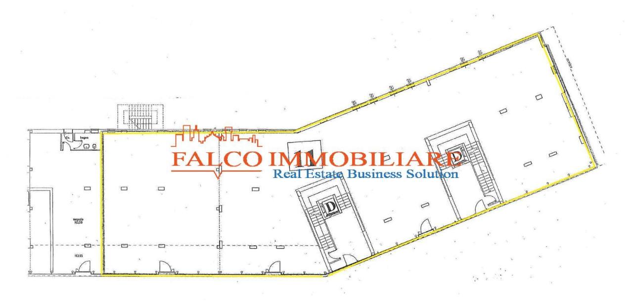 Negozio in Piazza della Divina Commedia 3, Paderno Dugnano, {3} - Planimetria 1