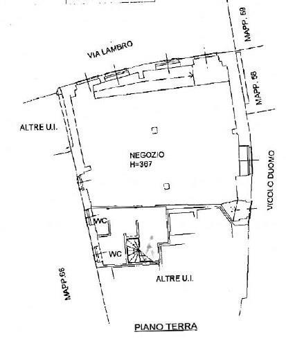 Locale commerciale in Via Lambro 2, Monza, {3} - Planimetria 1