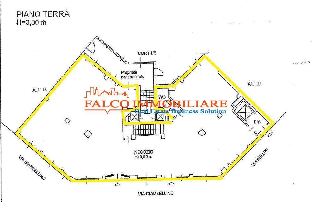 Negozio in Via Giambellino 80, Milano, {3} - Planimetria 1