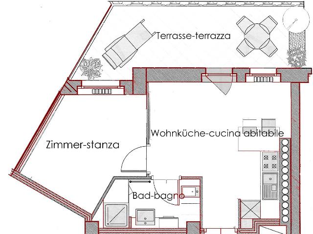 Zweizimmerwohnung, Merano - Foto 1