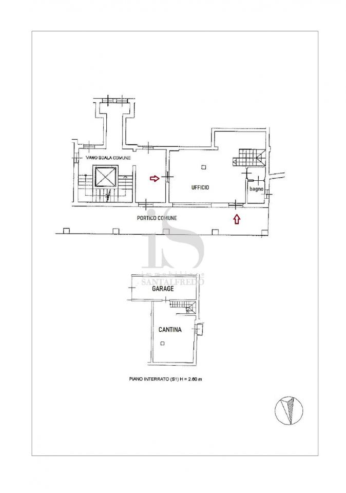 Ufficio in Via Sauro 12, Concorezzo, {3} - Planimetria 1