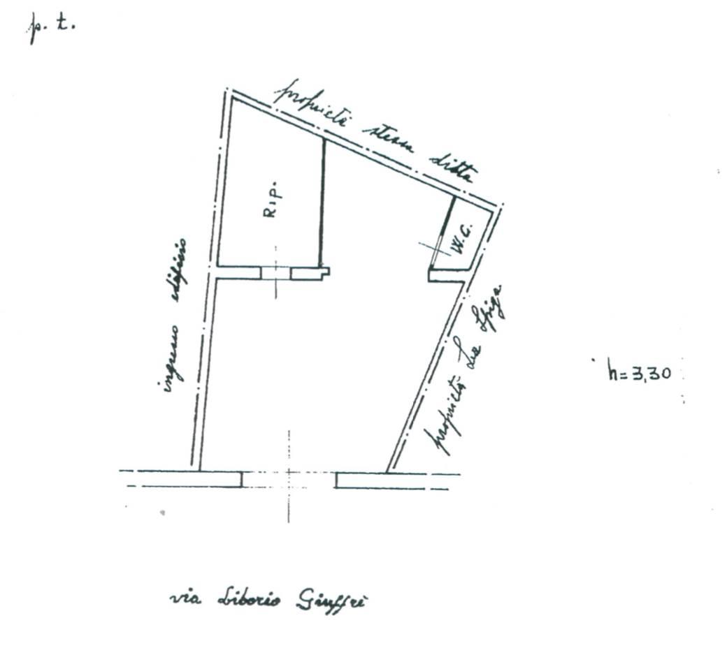 Negozio in Via Liborio Giuffrè, Palermo, {3} - Planimetria 1