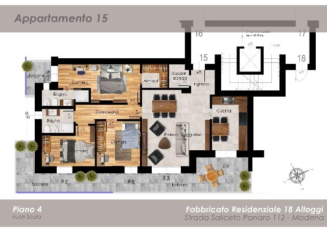 Penthouse in {3}, - Foto 1