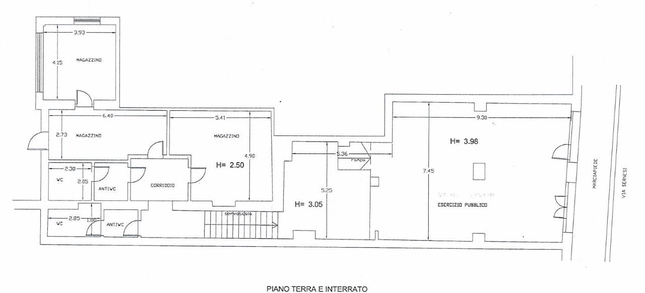 Negozio in Via Raffaello Sernesi, Bolzano, {3} - Planimetria 1