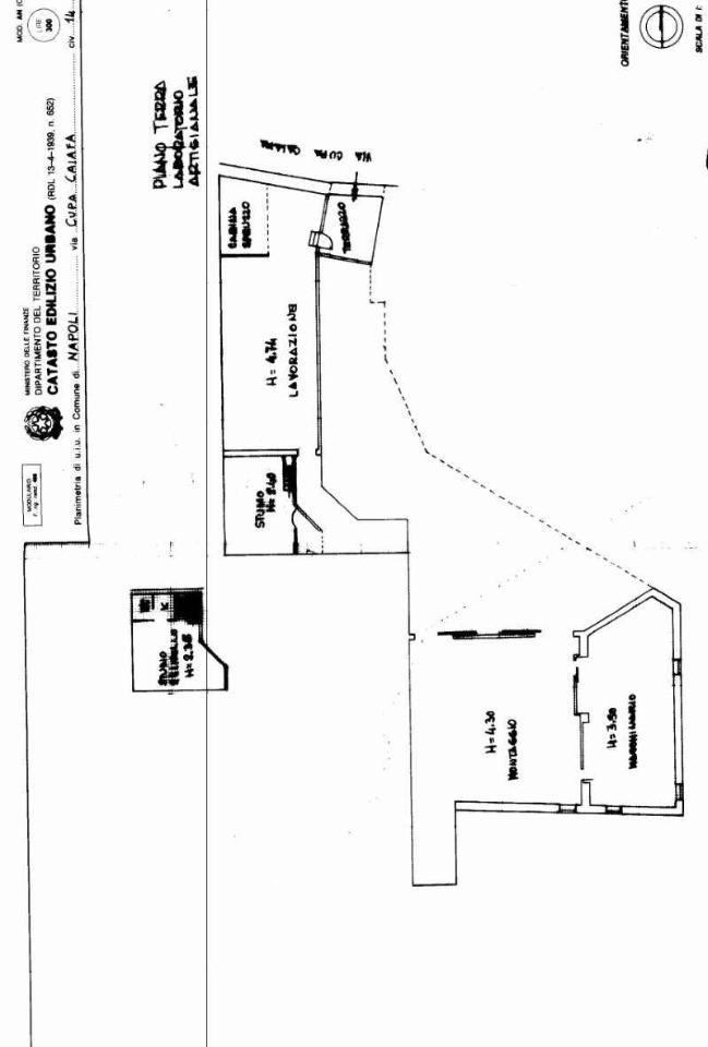 Negozio in vendita, Via Via Cupa Caiafa 26, Napoli - Planimetria 1