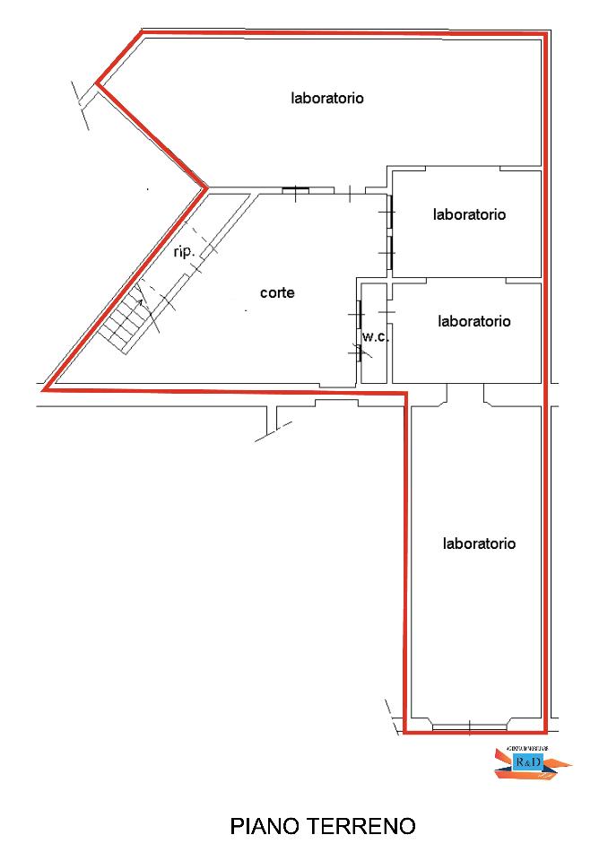 Laboratorio in , Colle Di Val D'Elsa, {3} - Planimetria 1