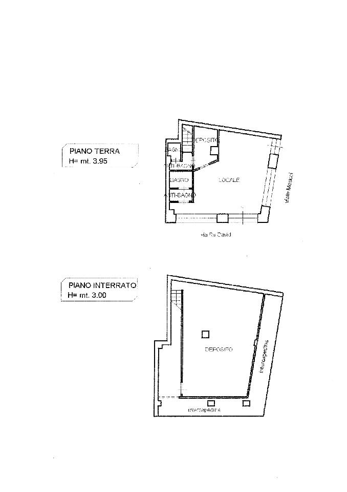 Negozio in .Le Antonio Meucc 2, Bari, {3} - Planimetria 1