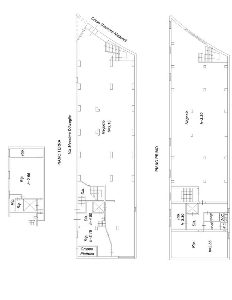 Negozio in Via Massimo d'Azeglio 4, Giarre, {3} - Planimetria 1