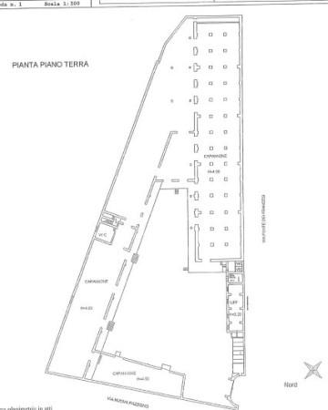 Capannone in Via Ponte dei Granili 32, Napoli, {3} - Planimetria 1