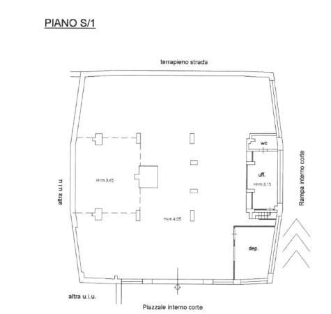 Negozio in Via Cintia, Napoli, {3} - Planimetria 1