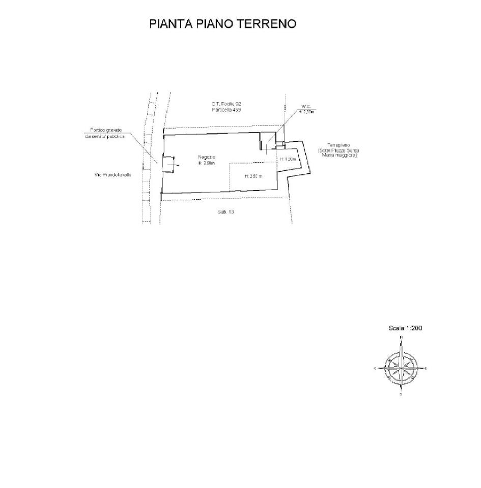 Negozio in Via Piandellavalle 4, Mondovi', {3} - Planimetria 1