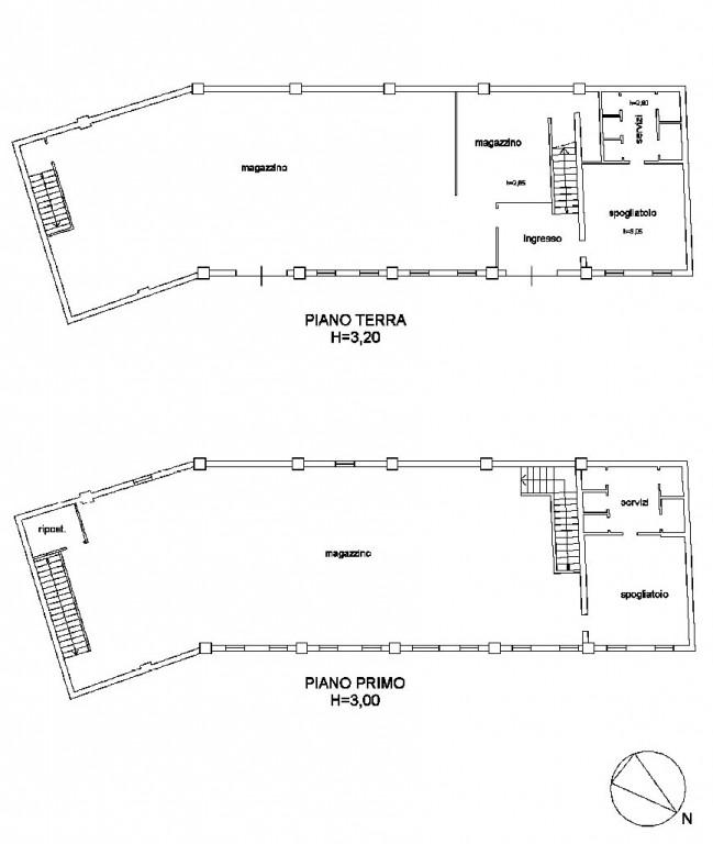 Magazzino in Via Podestarile N. 2/a, Padova, {3} - Planimetria 1
