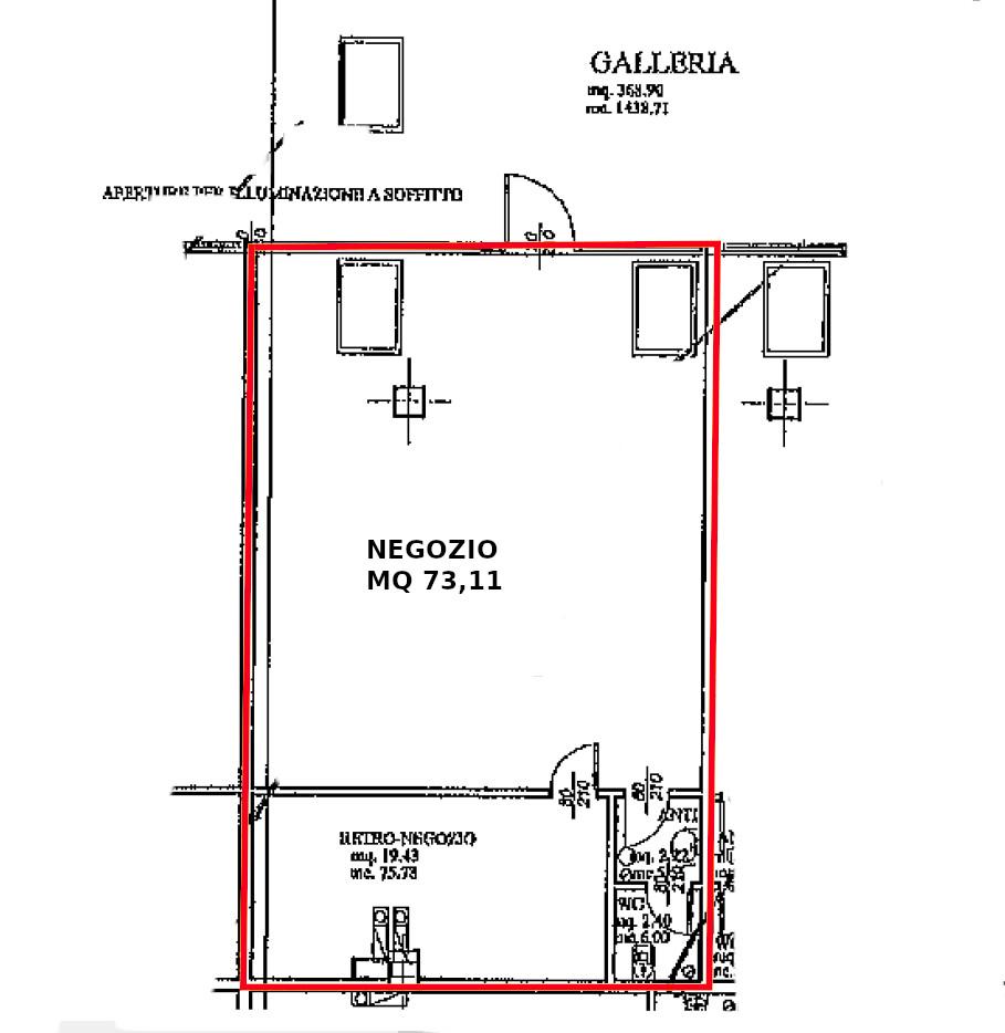 Negozio in Via Venezia, Vigonza, {3} - Planimetria 1