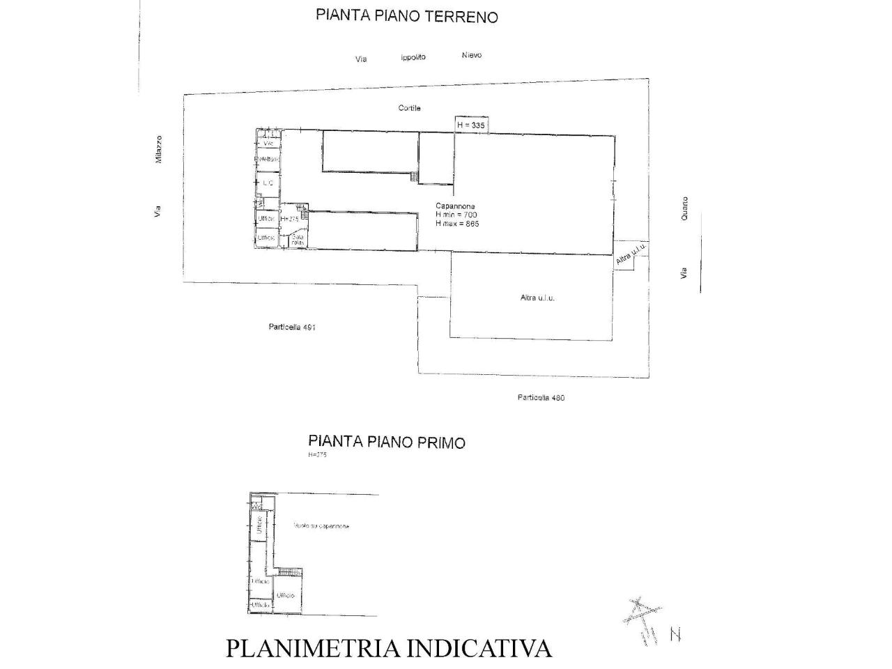 Capannone in Via Quarto, Nichelino, {3} - Planimetria 1