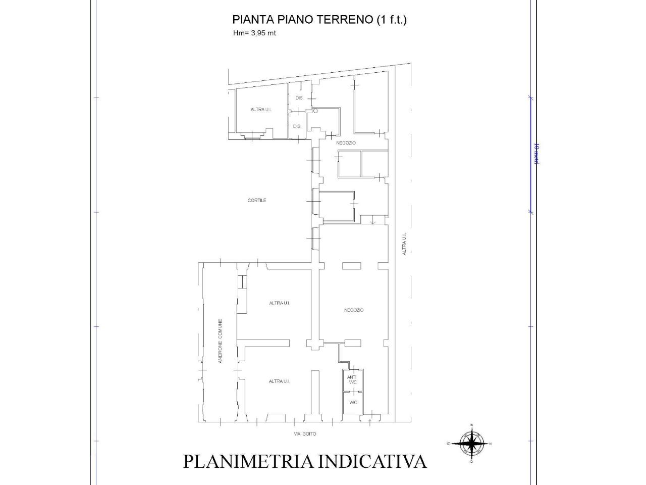 Negozio in Via Goito, Torino, {3} - Planimetria 1