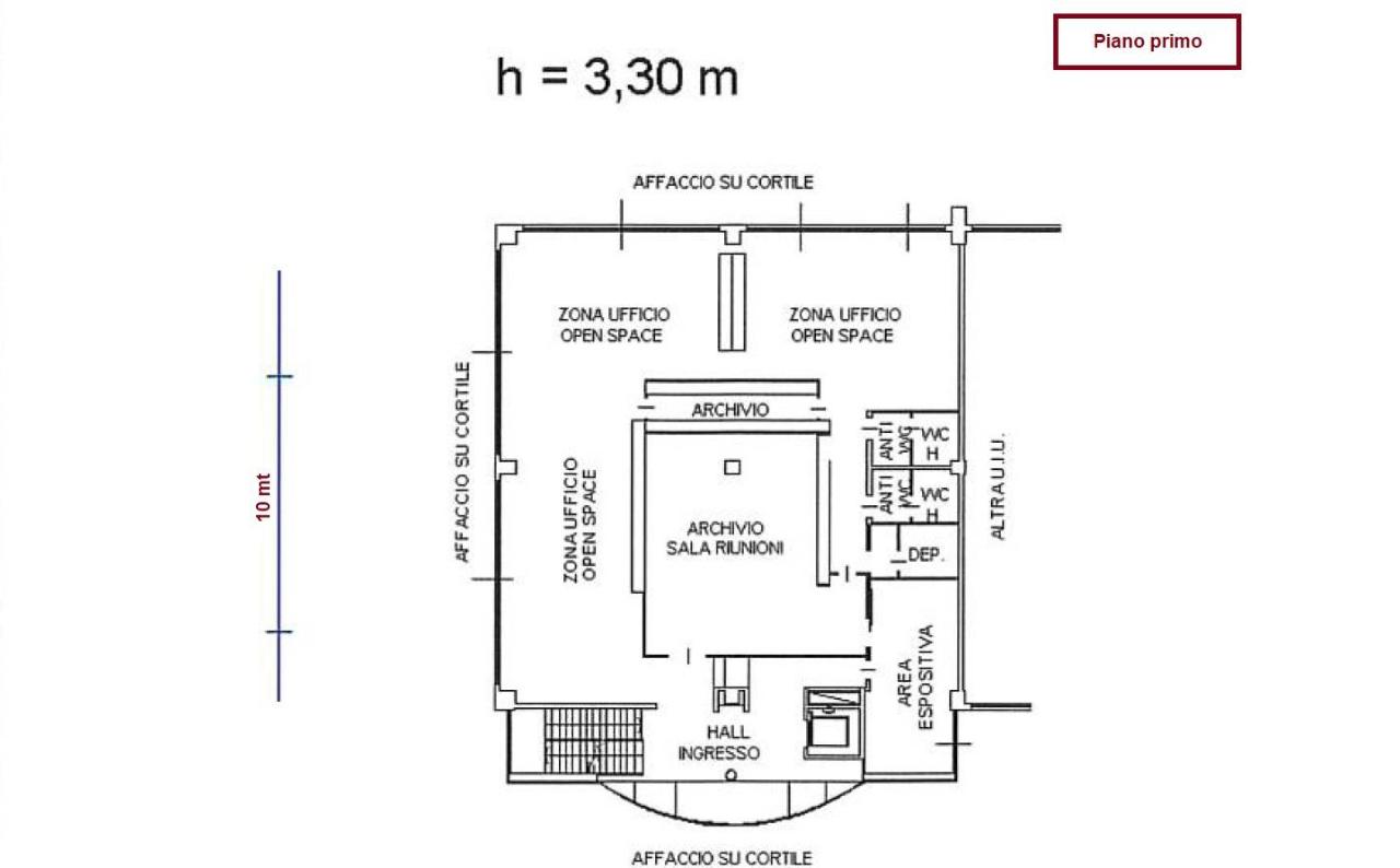 Ufficio in Morandi 4, Grugliasco, {3} - Planimetria 1