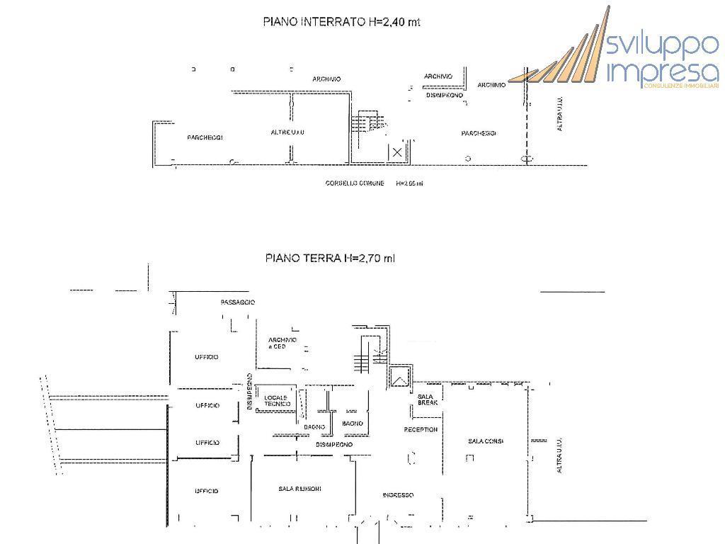 Ufficio in Via Calabria 2/a, Segrate, {3} - Planimetria 1