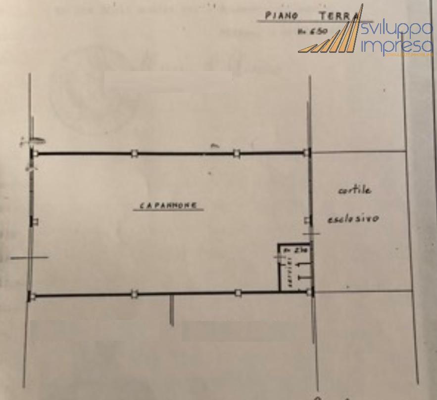 Capannone in Via Parini 113, Gorgonzola, {3} - Planimetria 1
