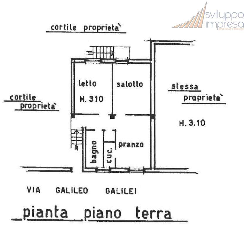 Ufficio in Via Galileo Galilei 22, Bresso, {3} - Planimetria 1