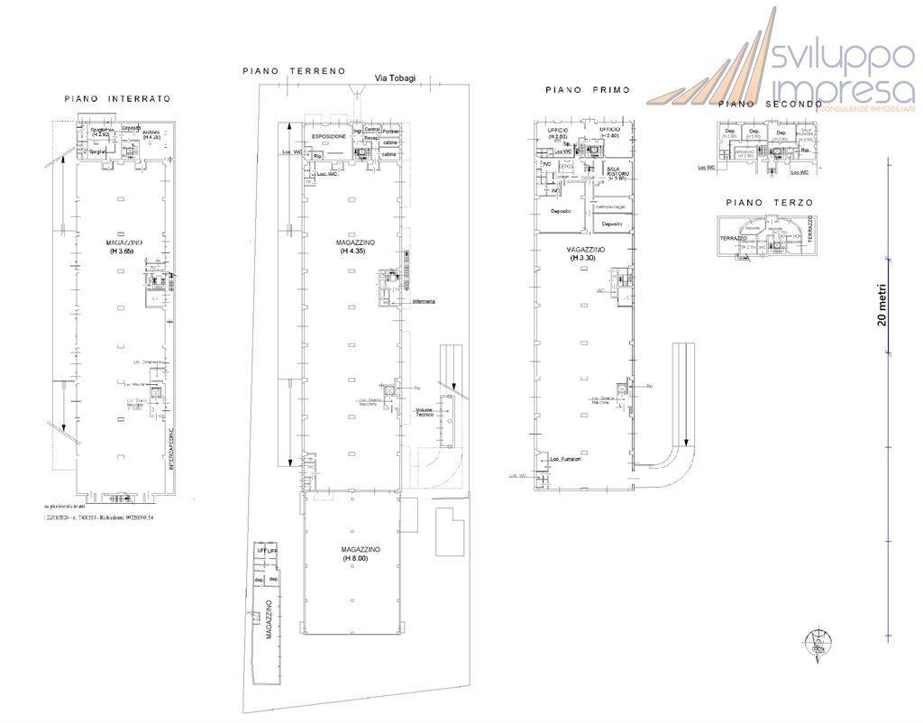 Capannone in Via Tobagi 23, Vimodrone, {3} - Planimetria 1