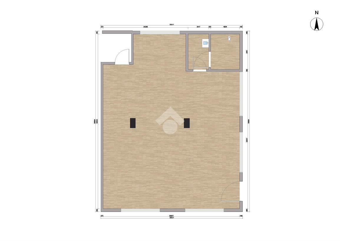 Negozio in Via G. Marconi 68, Offlaga, {3} - Planimetria 1