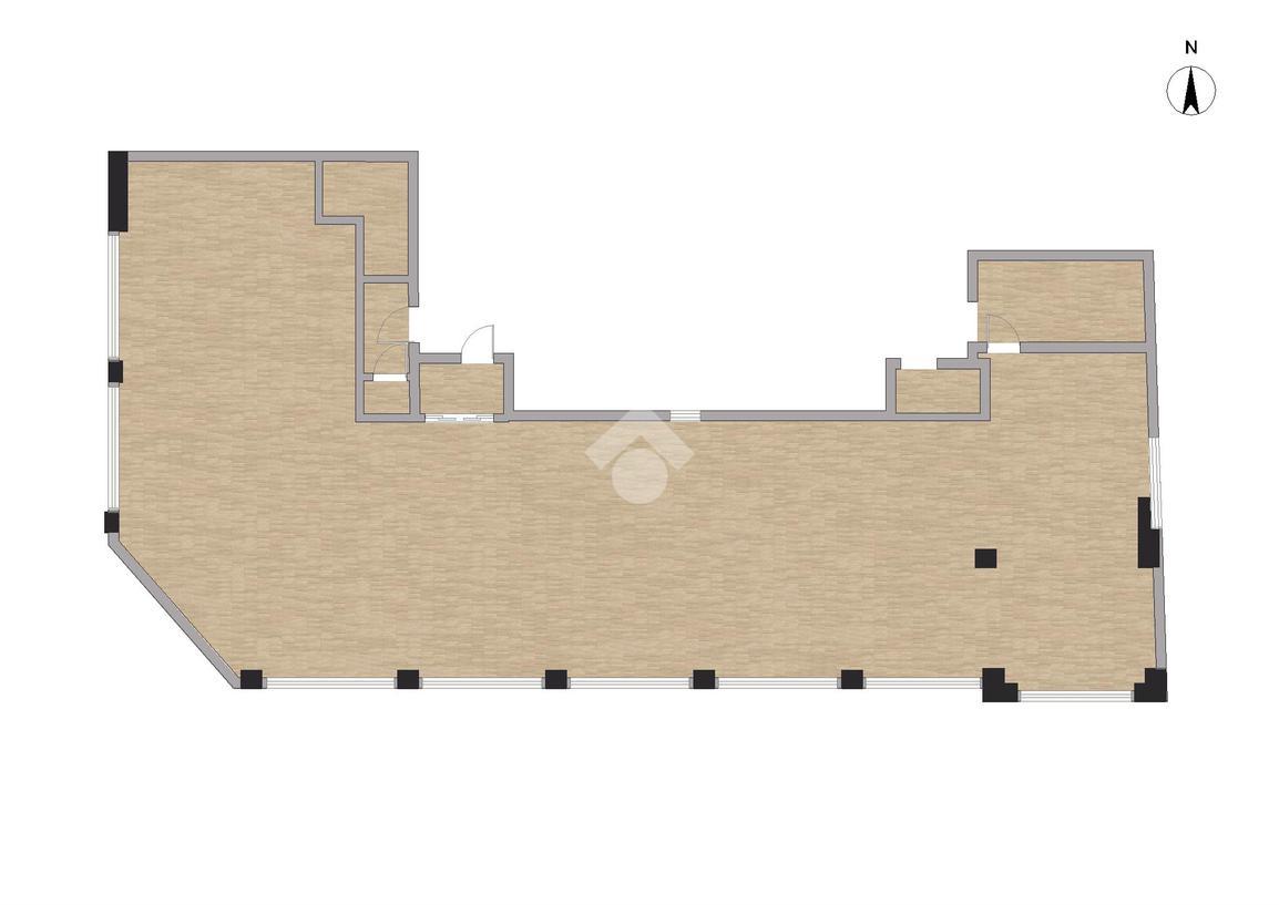 Negozio in Via Venti Settembre 7, Ghedi, {3} - Planimetria 1