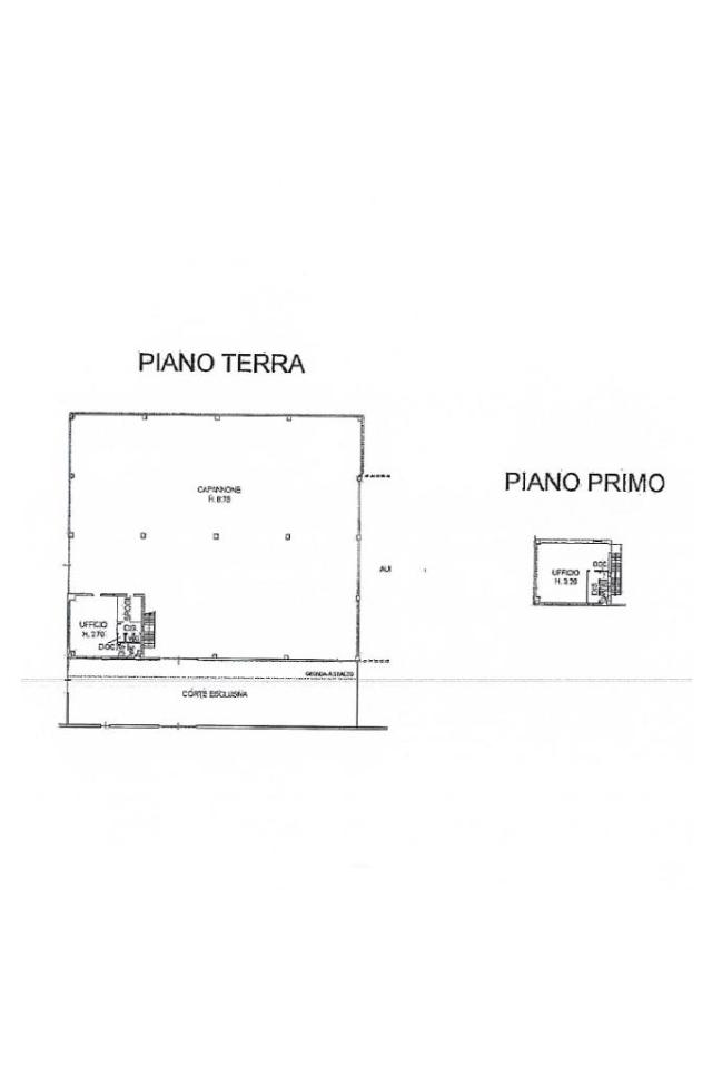 Capannone in Via Brescia 58, Bassano Bresciano, {3} - Planimetria 1