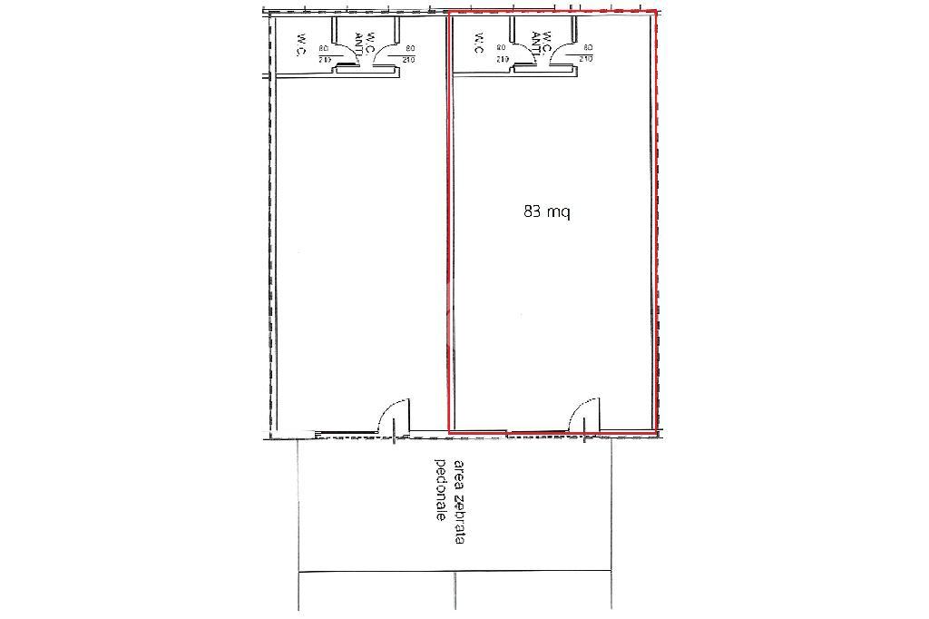 Negozio in Via Ermengarda, Leno, {3} - Planimetria 1