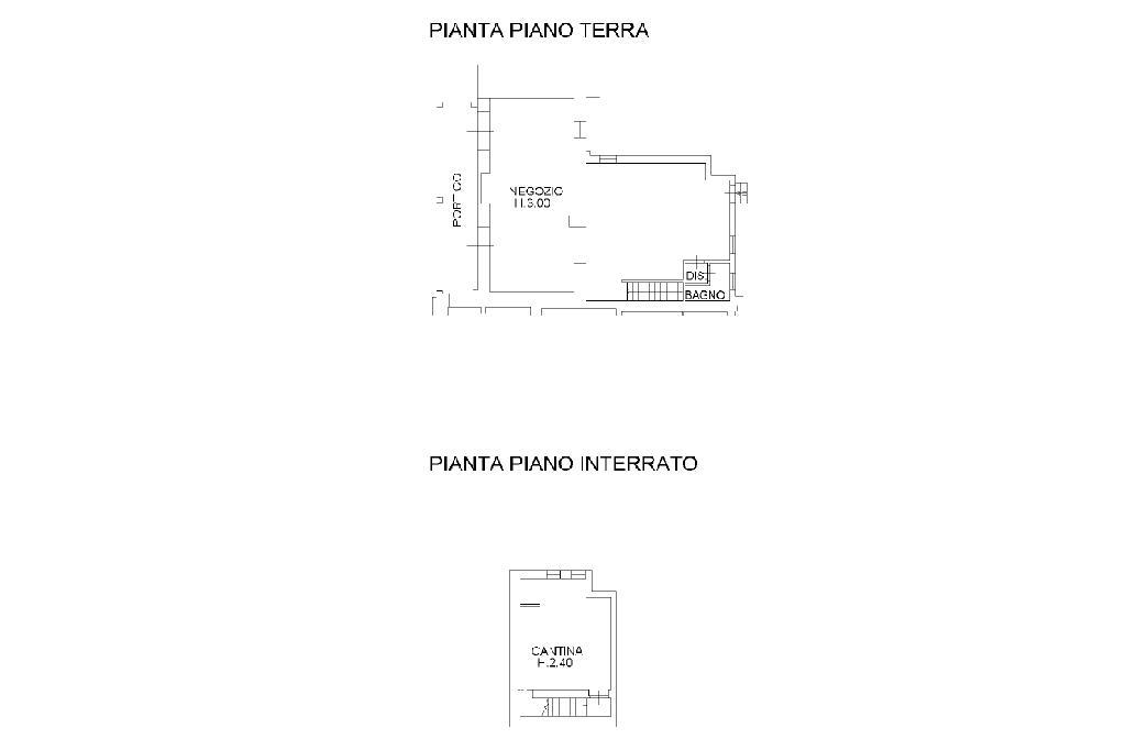 Negozio in Via Vittorio Emanuele 63, Capriolo, {3} - Planimetria 1