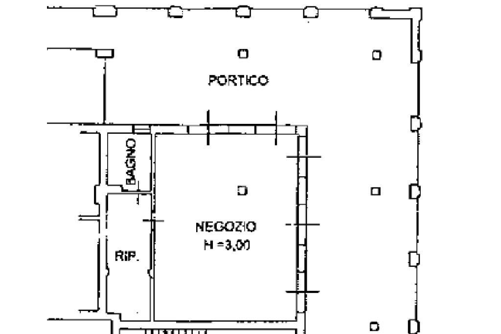 Negozio in Piazza del Granaio 19, Chiari, {3} - Planimetria 1