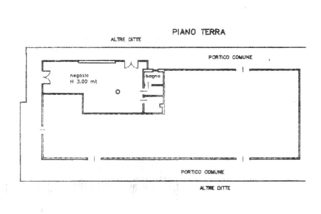 Negozio in Via Sarioletto 11, Palazzolo Sull'Oglio, {3} - Planimetria 1