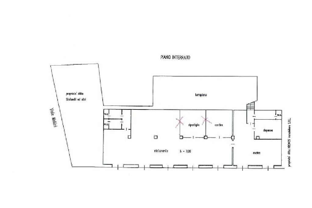 Negozio in Viale Mellini, Chiari, {3} - Planimetria 1