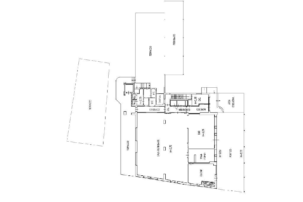Albergo in Via Bergamo 72, Palazzolo Sull'Oglio, {3} - Planimetria 1