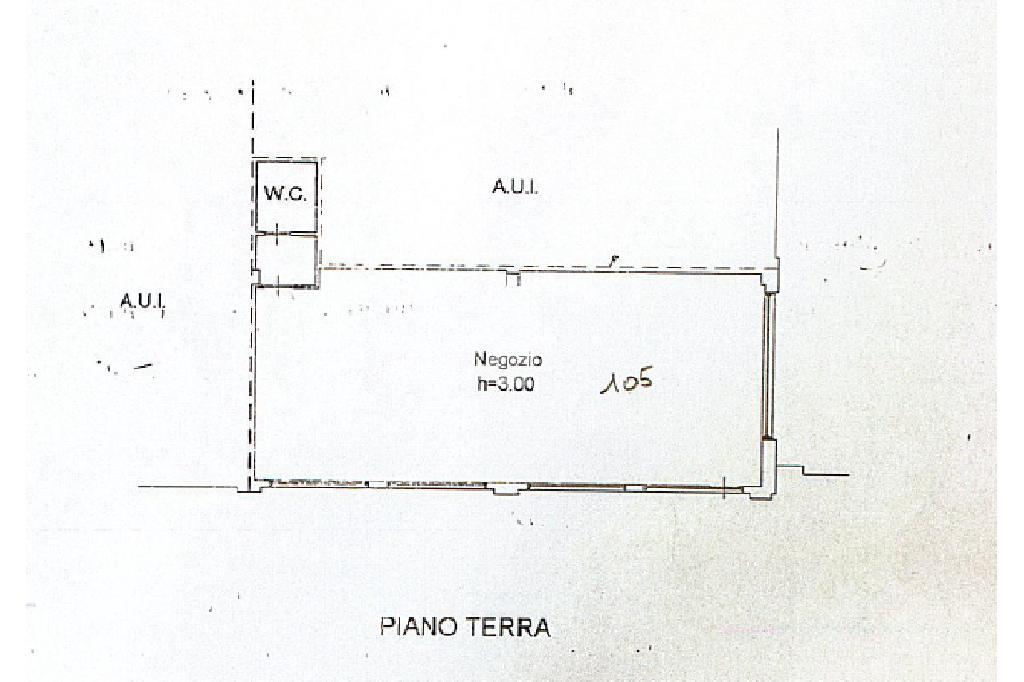 Negozio in Via Fermi, Urago D'Oglio, {3} - Planimetria 1