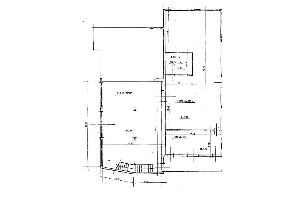 Negozio in Via Michelangelo Buonarroti 41, Pompiano, {3} - Planimetria 1