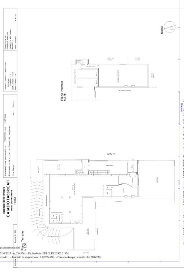 Negozio in Via Piave 30, Volpiano, {3} - Planimetria 1