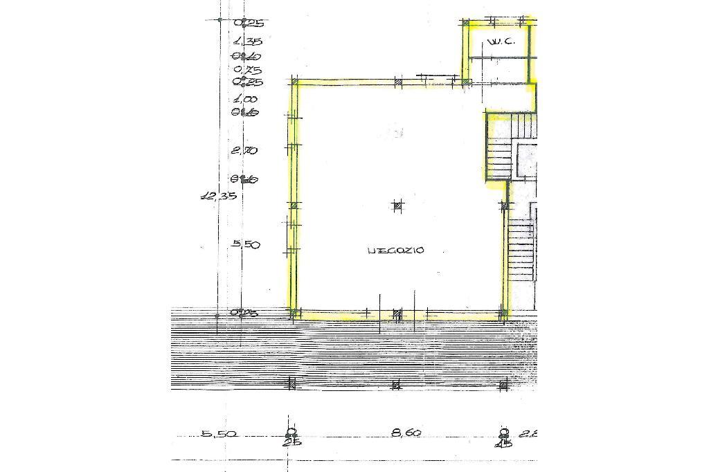 Negozio in Via a. Palladio 7, Carpi, {3} - Planimetria 1