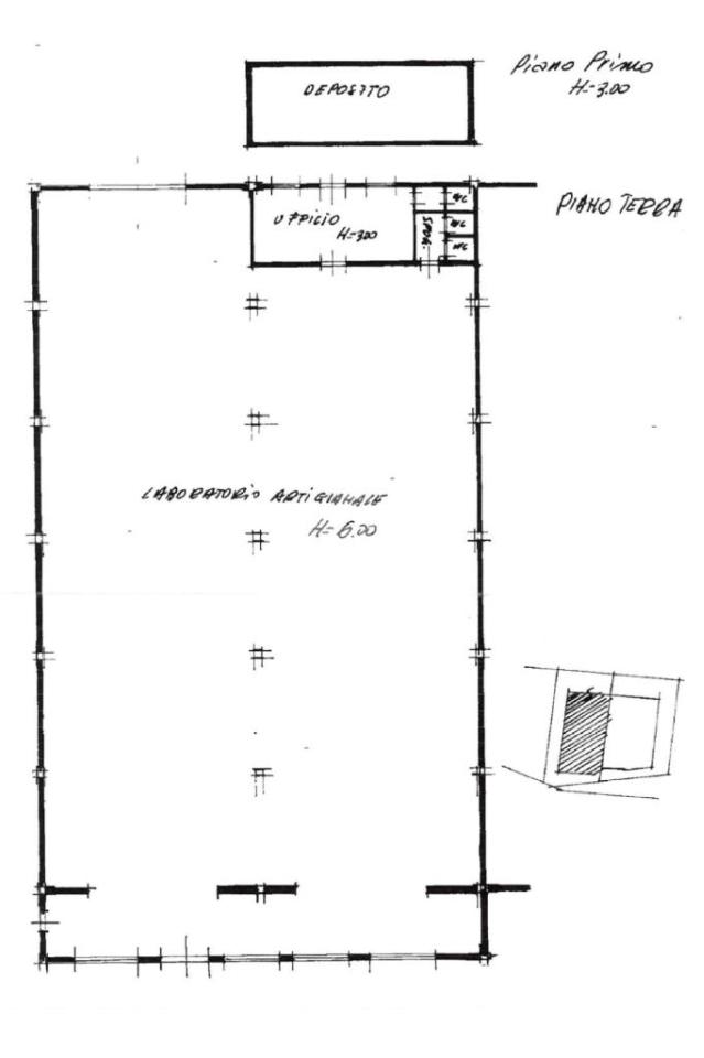 Capannone in Via Due Giugno 32, Rolo, {3} - Planimetria 1