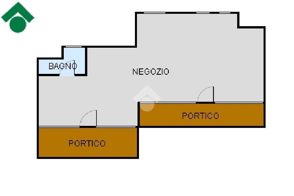 Negozio in Via Borgo Roldi 1, Pandino, {3} - Planimetria 1