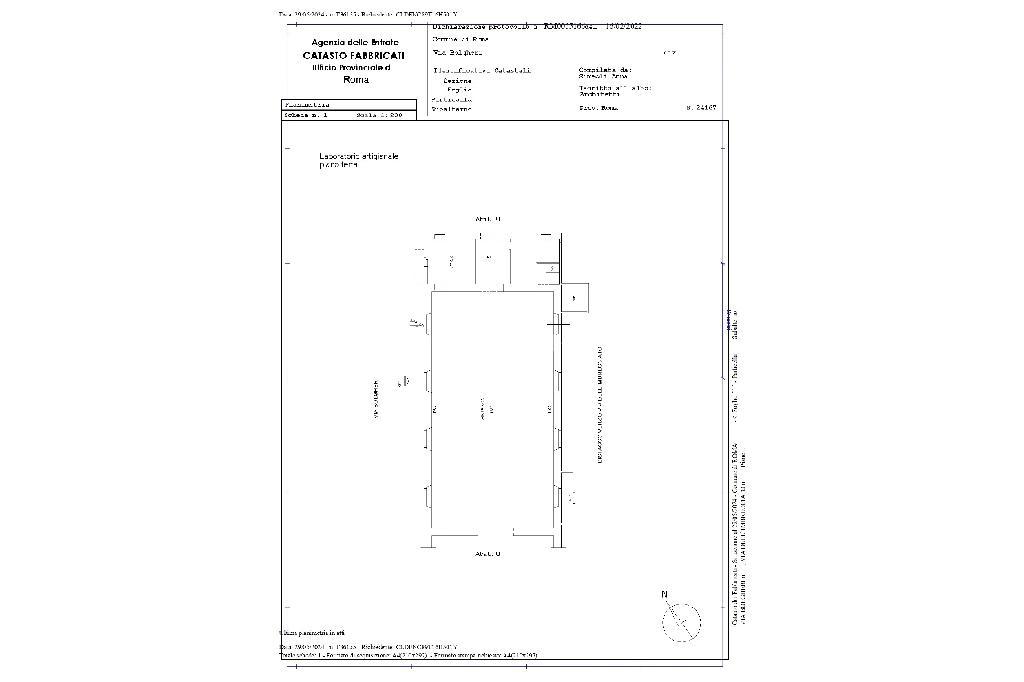 Laboratorio in Via Bolgheri 31, Roma, {3} - Planimetria 1